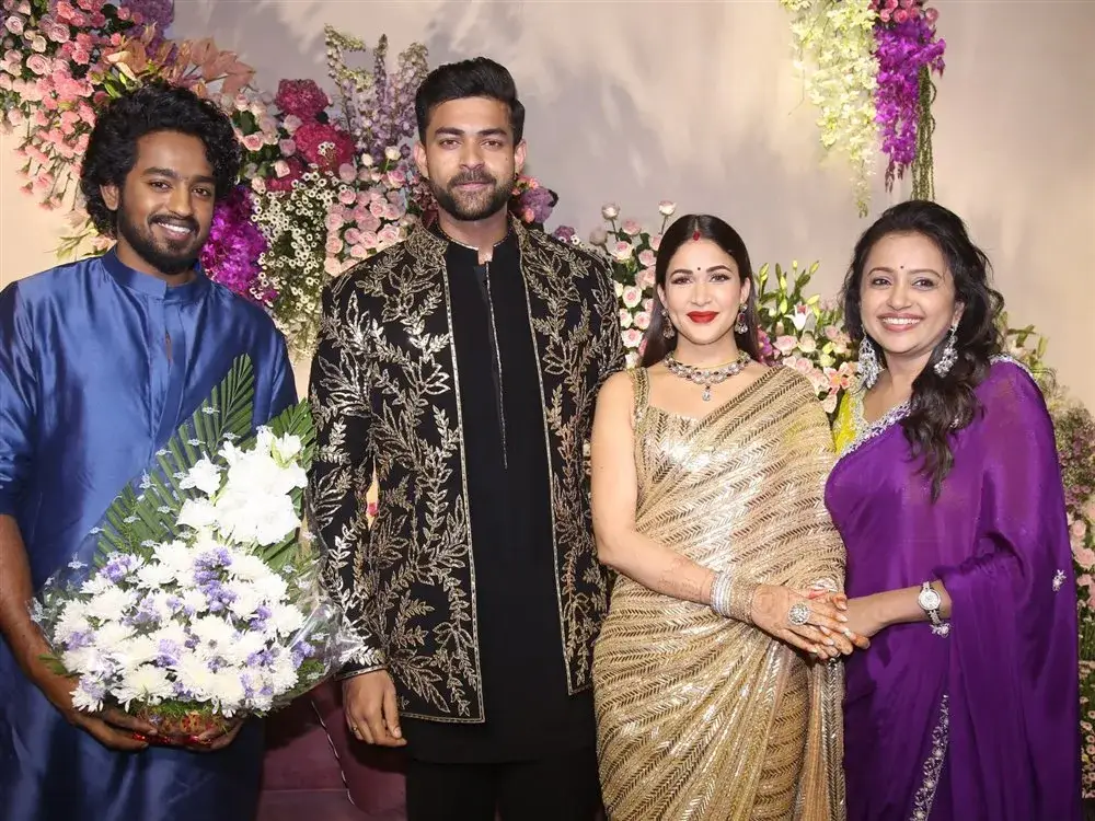 Varun Tej Lavanya Tripathi Wedding Reception Images